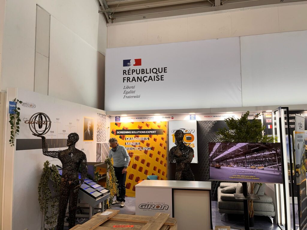 Salon BAUMA & Giron Toile de criblage