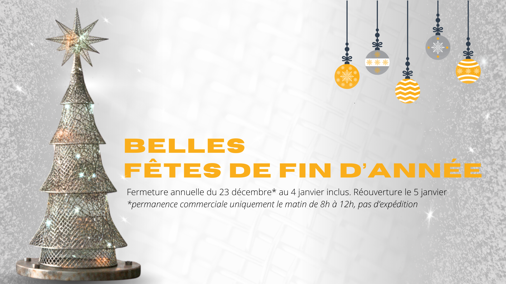 Fermeture annuelle : Planification logistique optimale avant les fêtes de fin d’année